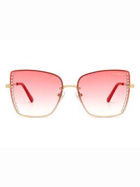BEBE BBOP-1032CE-717 Women's Light Gold Frame/Pink Gradient Lenses Sunglasses